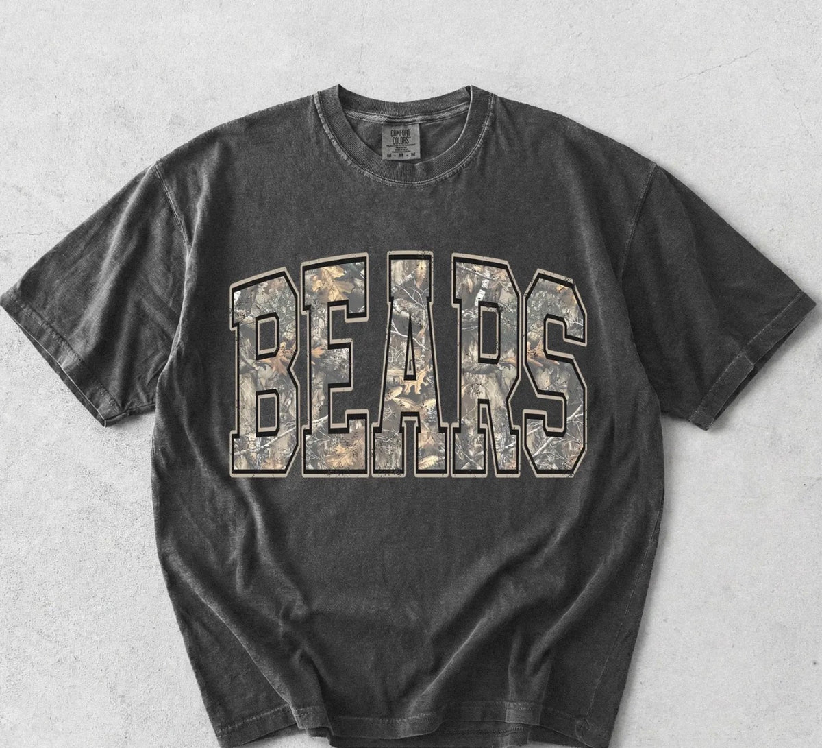 Custom Washed Camo Mascot