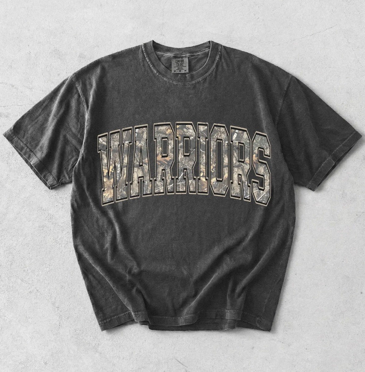 Custom Washed Camo Mascot
