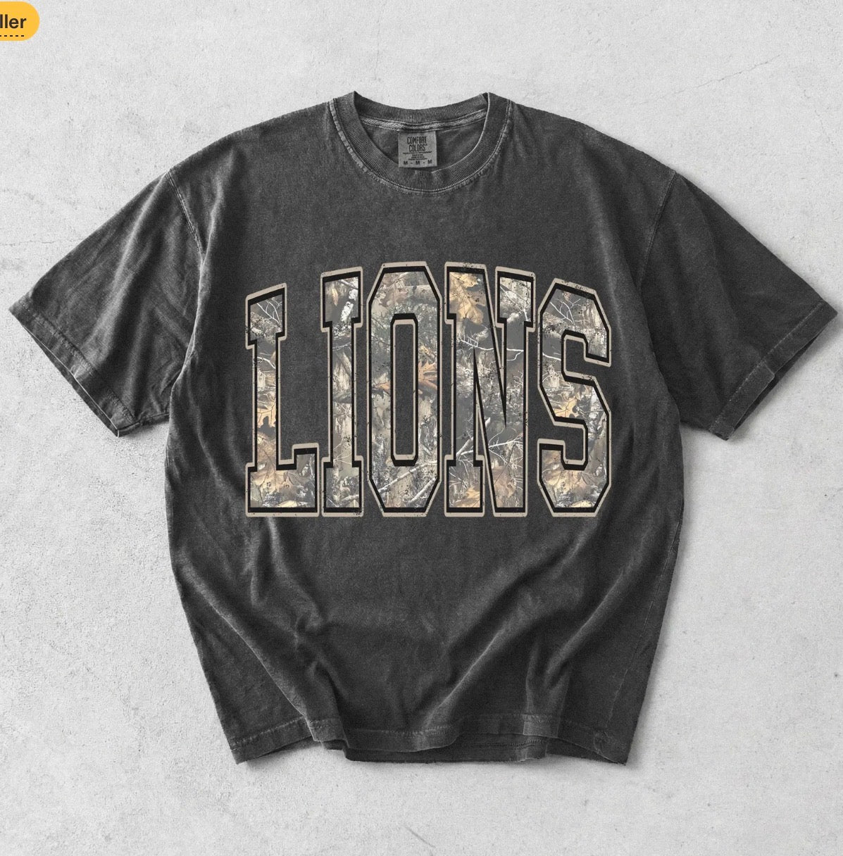 Custom Washed Camo Mascot