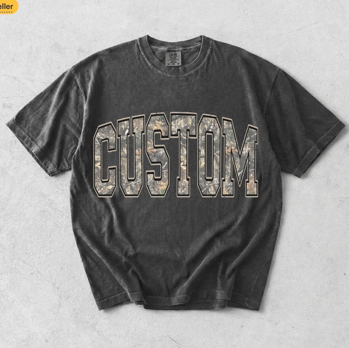 Custom Washed Camo Mascot