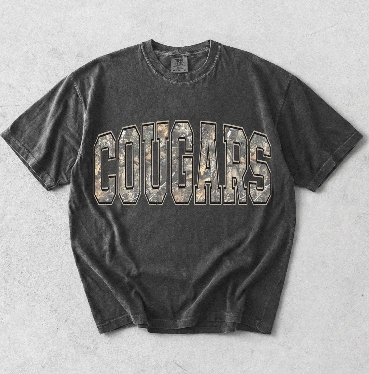 Custom Washed Camo Mascot