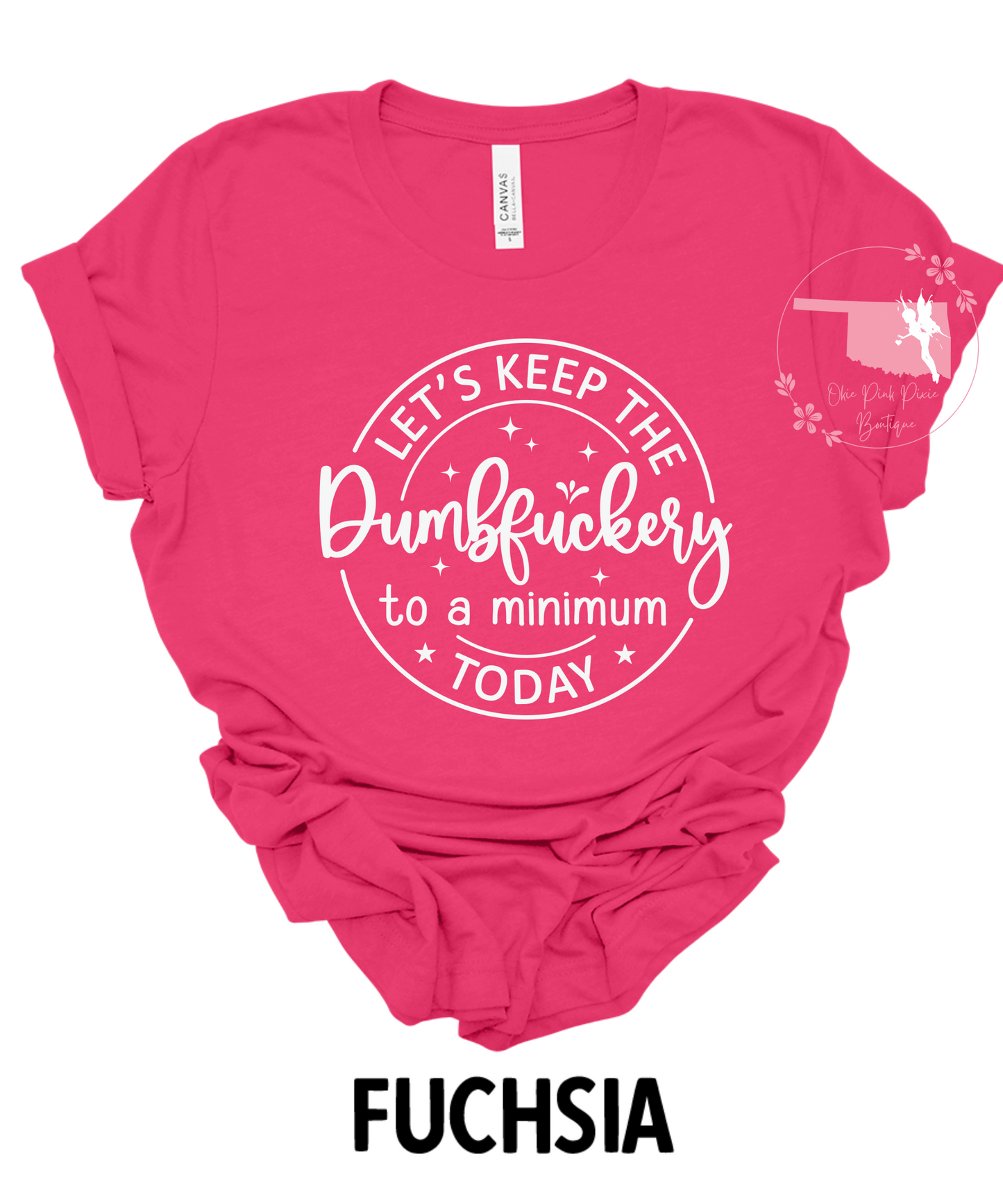 Let’s keep the dumbfuckery to a minimum Today